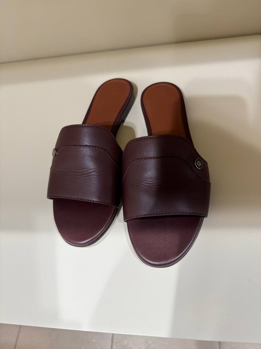 LORO PIANA Slides side view - Women's luxury Shoes