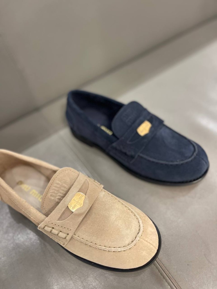 MIU MIU Loafers side view - Women's luxury Shoes