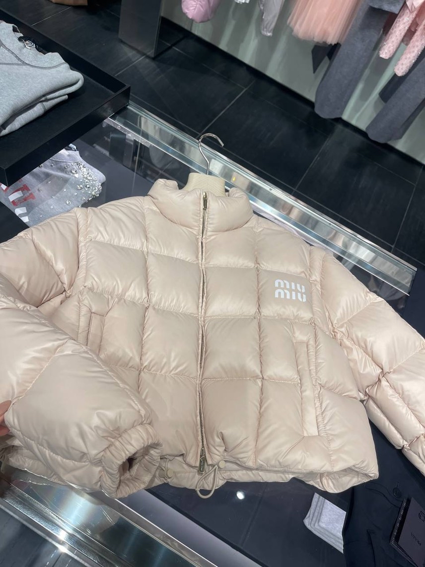 MIU MIU Down jacket side view - Women's luxury Clothes