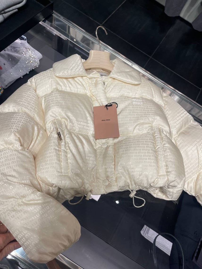 MIU MIU Down jacket front view - Women's luxury Clothes