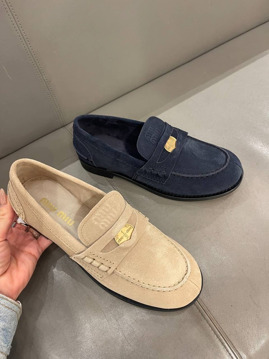 MIU MIU Loafers side view - Women's luxury Shoes