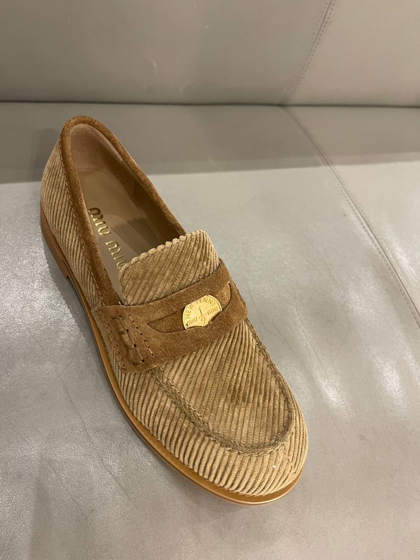 MIU MIU Loafers side view - Women's luxury Shoes