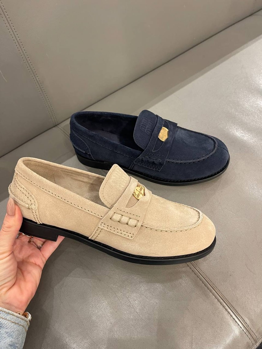 MIU MIU Loafers front view - Women's luxury Shoes
