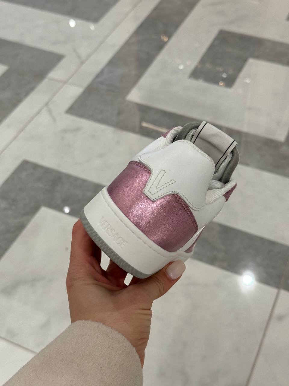 VERSACE Sneakers side view - Women's luxury Shoes