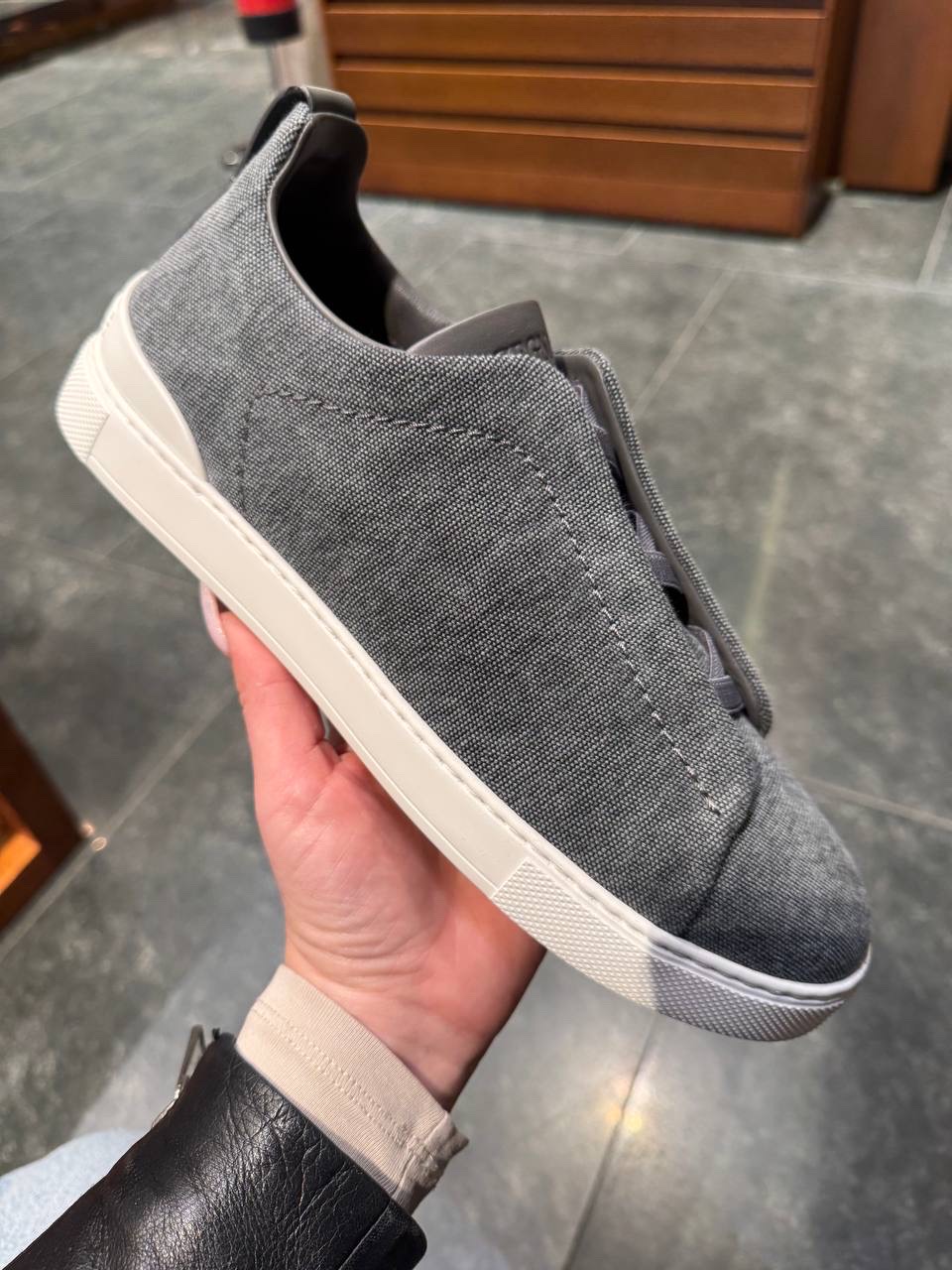 ERMENEGILDO ZEGNA Sneakers side view - Men's luxury Shoes