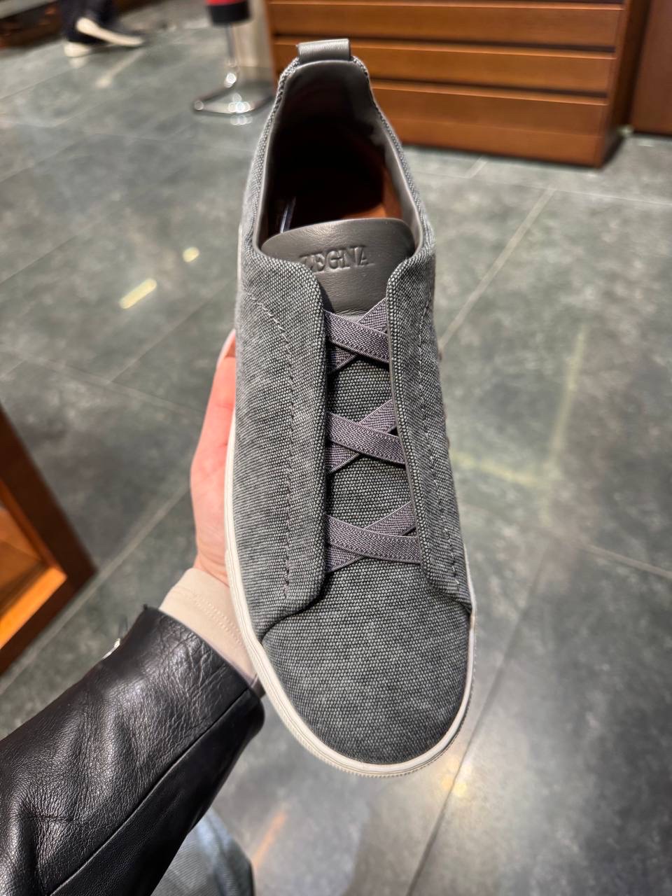 ERMENEGILDO ZEGNA Sneakers front view - Men's luxury Shoes