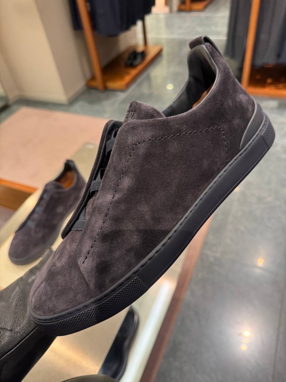 ERMENEGILDO ZEGNA Sneakers front view - Men's luxury Shoes