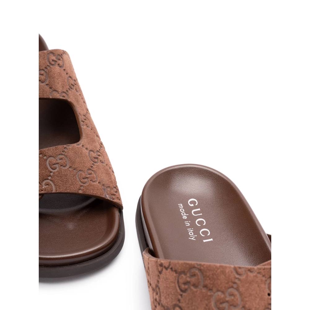 GUCCI Slides side view - Men's luxury Shoes