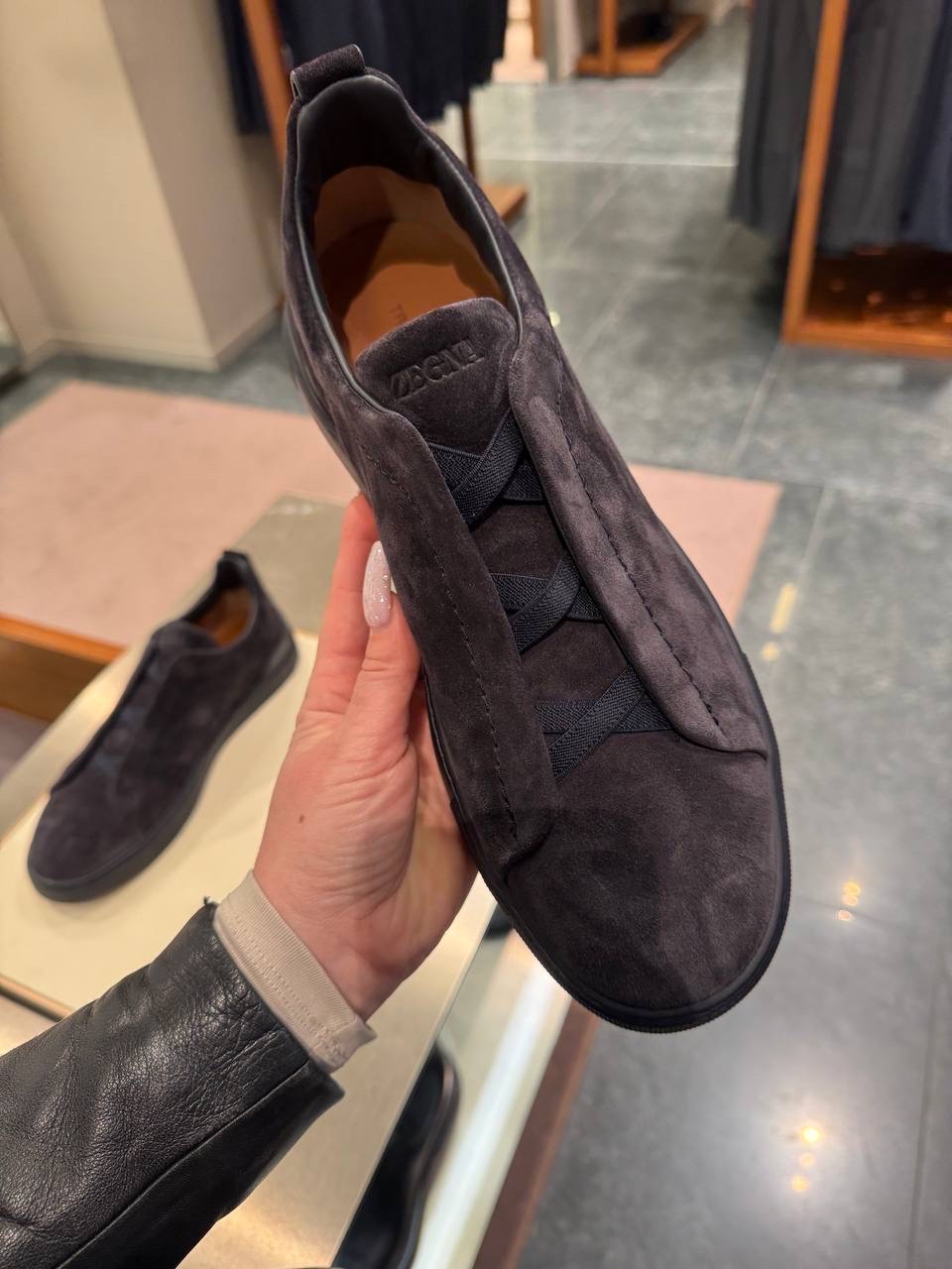 ERMENEGILDO ZEGNA Sneakers side view - Men's luxury Shoes