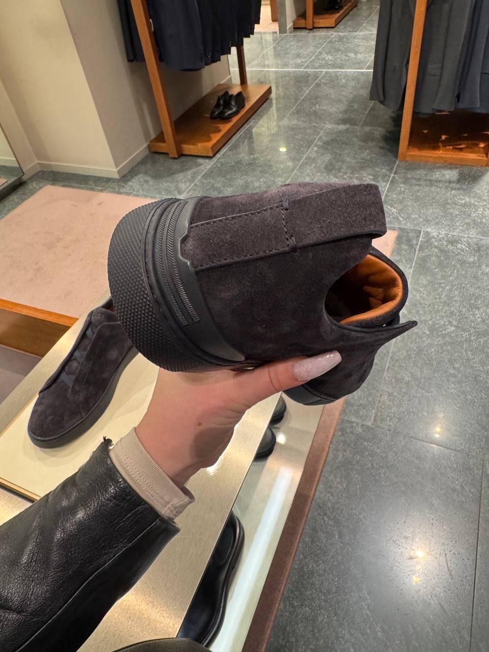 ERMENEGILDO ZEGNA Sneakers side view - Men's luxury Shoes