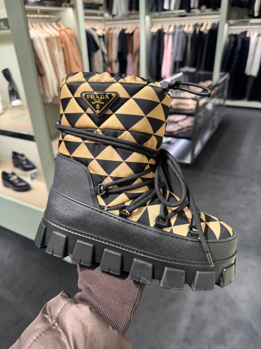 PRADA Boots front view - Women's luxury Shoes