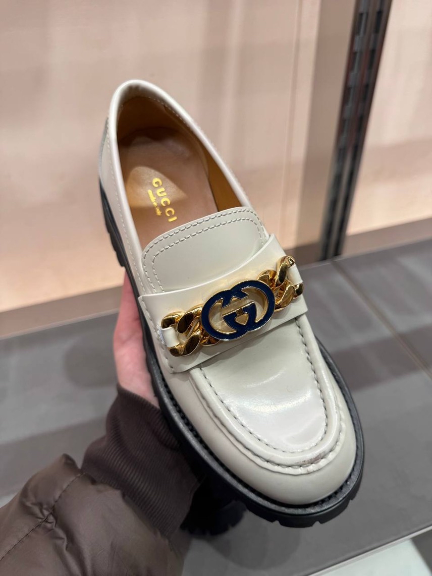 GUCCI Loafers side view - Women's luxury Shoes