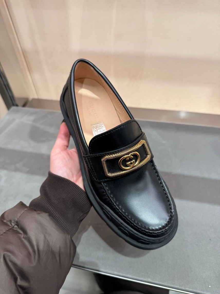 GUCCI Loafers side view - Women's luxury Shoes