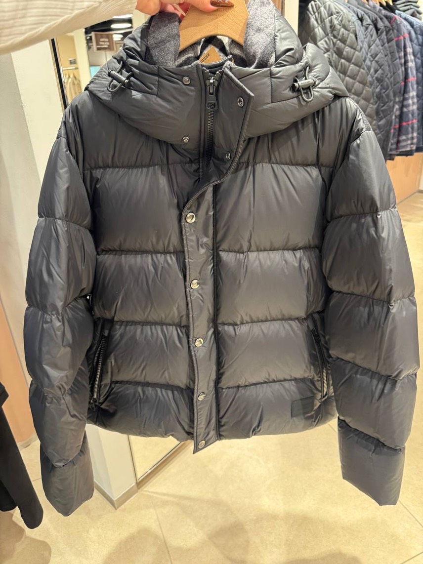 BURBERRY Down jacket front view - Men's luxury Clothes