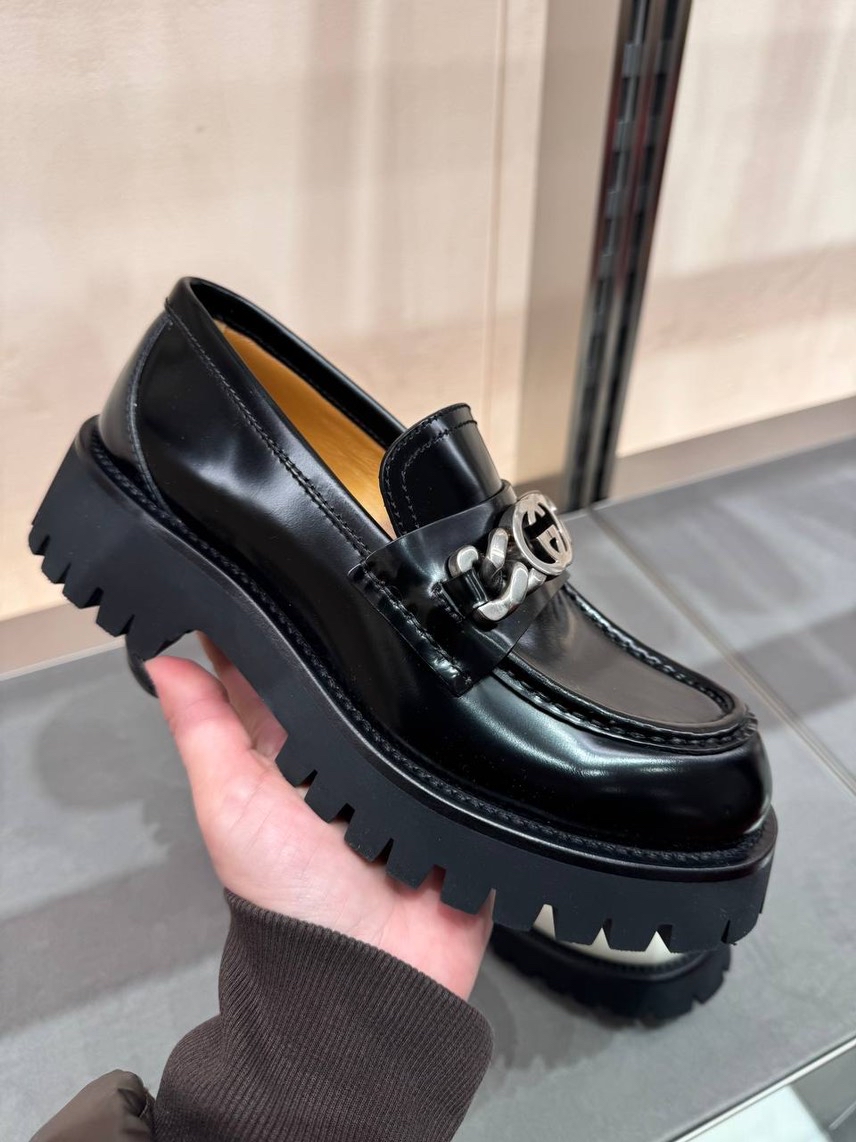 GUCCI Loafers side view - Women's luxury Shoes