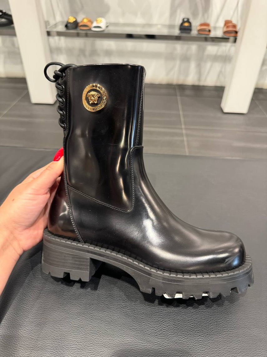 VERSACE Boots front view - Women's luxury Shoes