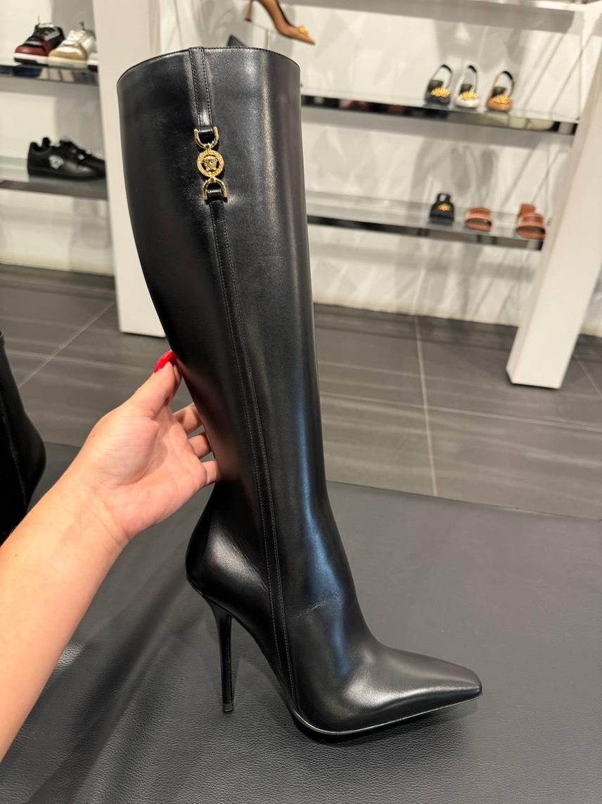 VERSACE Boots front view - Women's luxury Shoes