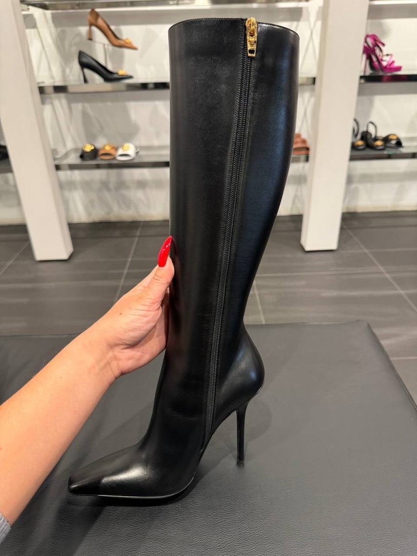 VERSACE Boots side view - Women's luxury Shoes