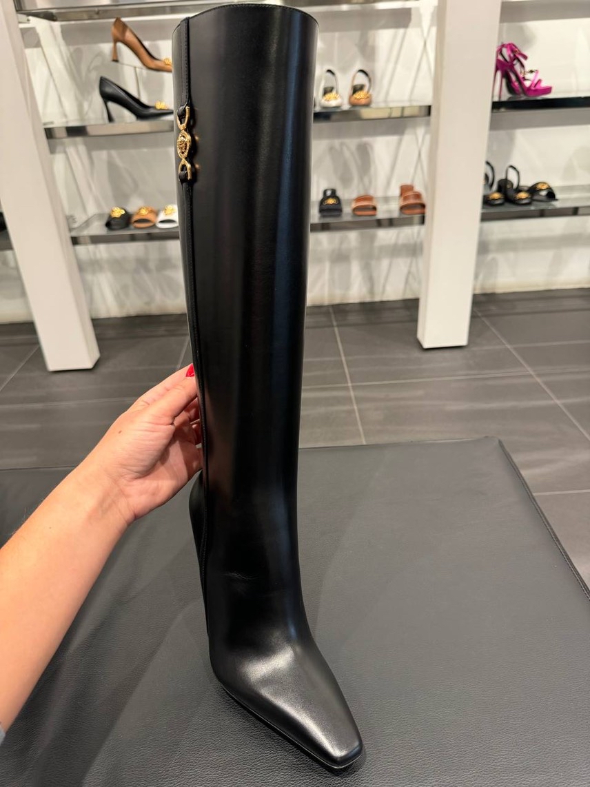 VERSACE Boots side view - Women's luxury Shoes