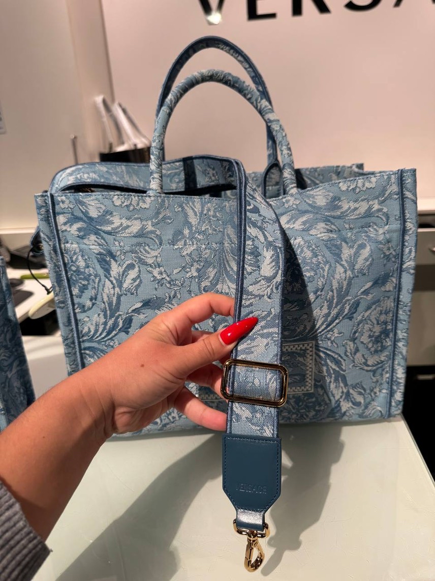 VERSACE Totes side view - Women's luxury Bags