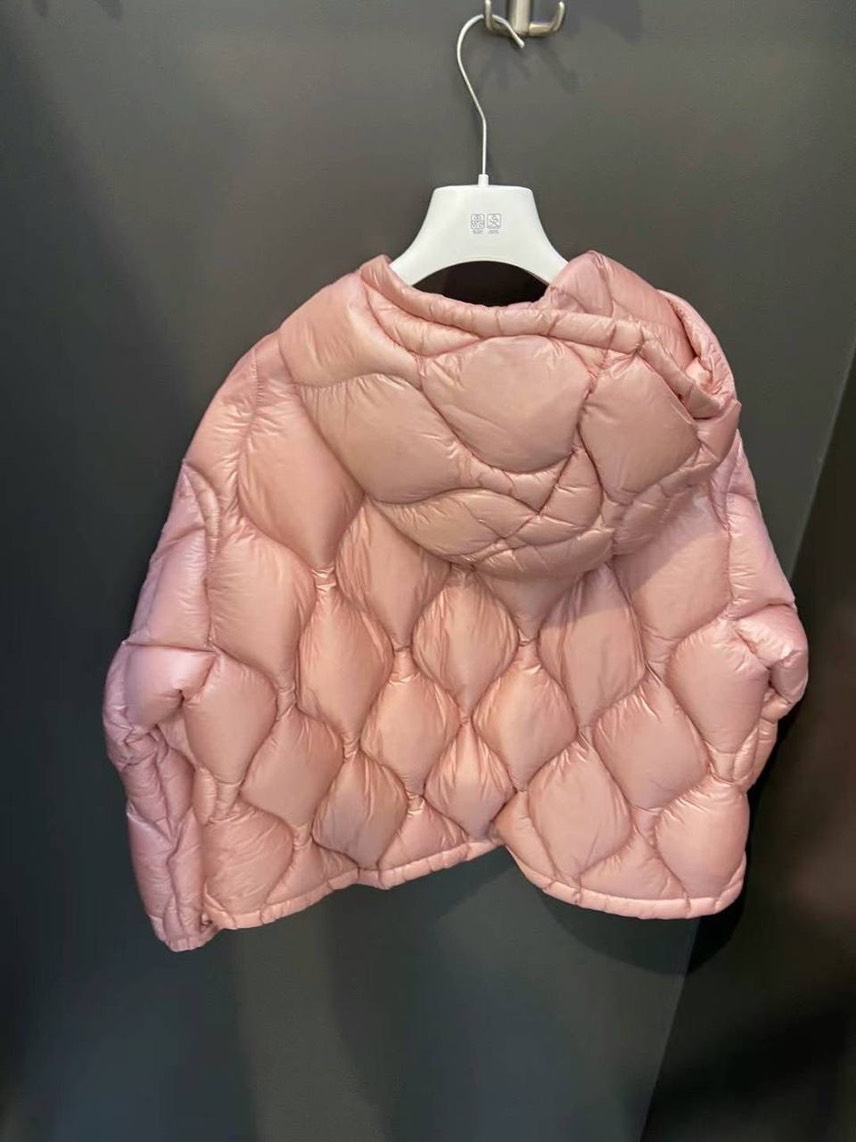 MONCLER Down jacket side view - Women's luxury Clothes