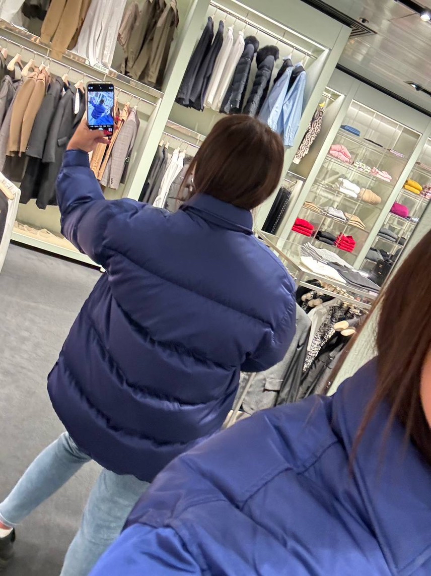 PRADA Down jacket side view - Women's luxury Clothes