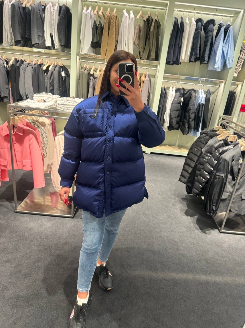 PRADA Down jacket front view - Women's luxury Clothes