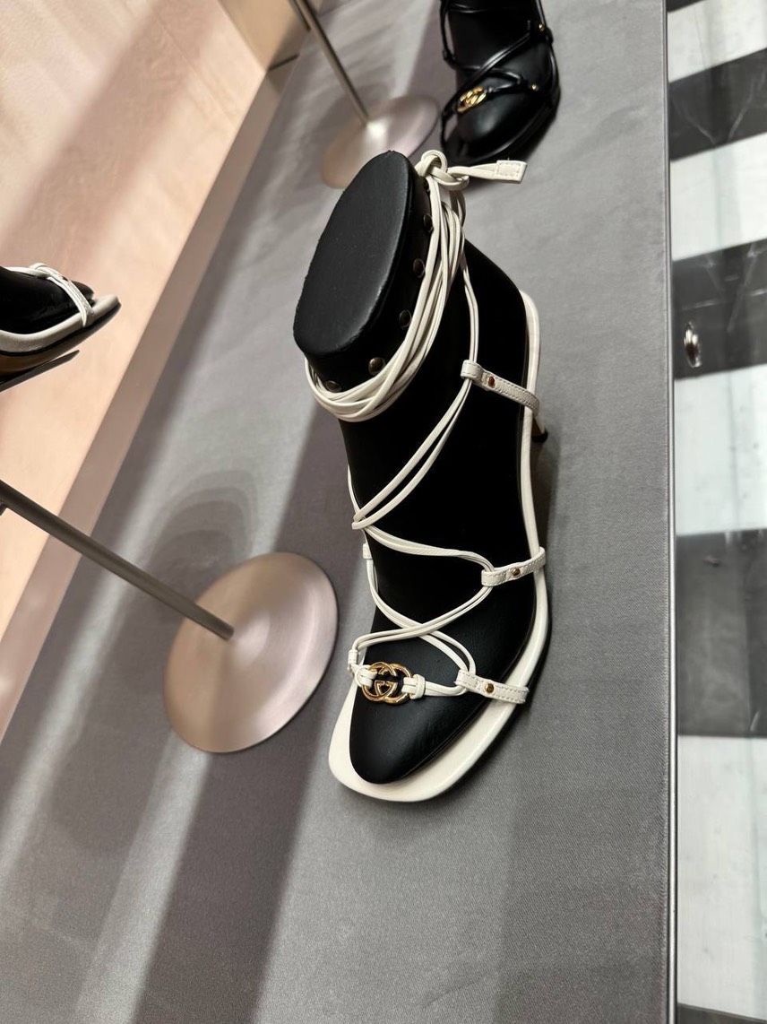GUCCI Sandals side view - Women's luxury Shoes