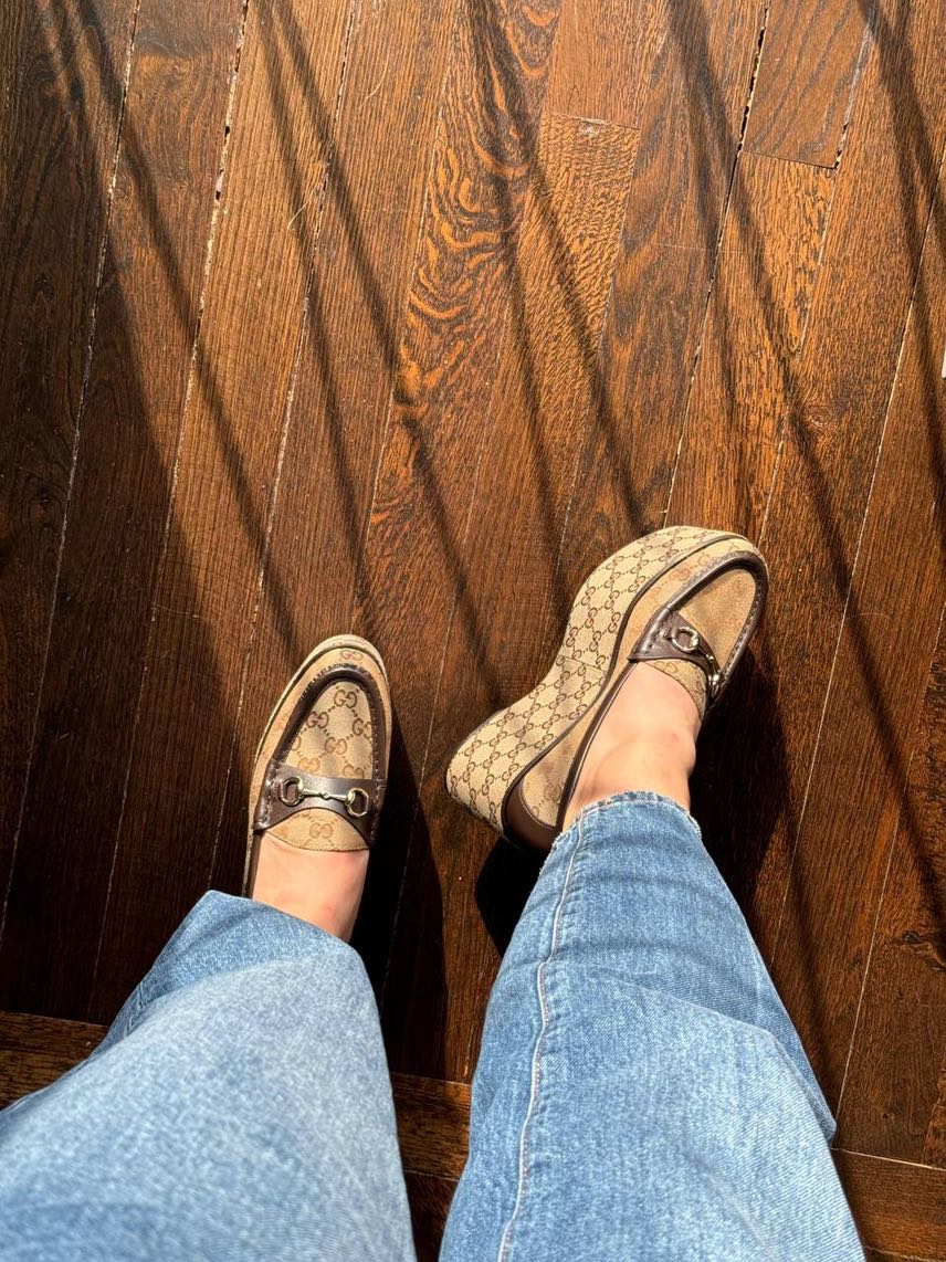 GUCCI Moccasins side view - Women's luxury Shoes