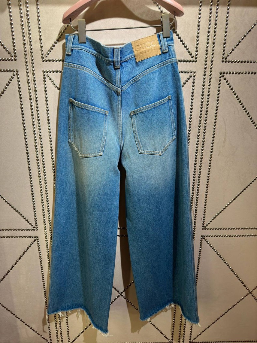 GUCCI Denim side view - Women's luxury Clothes