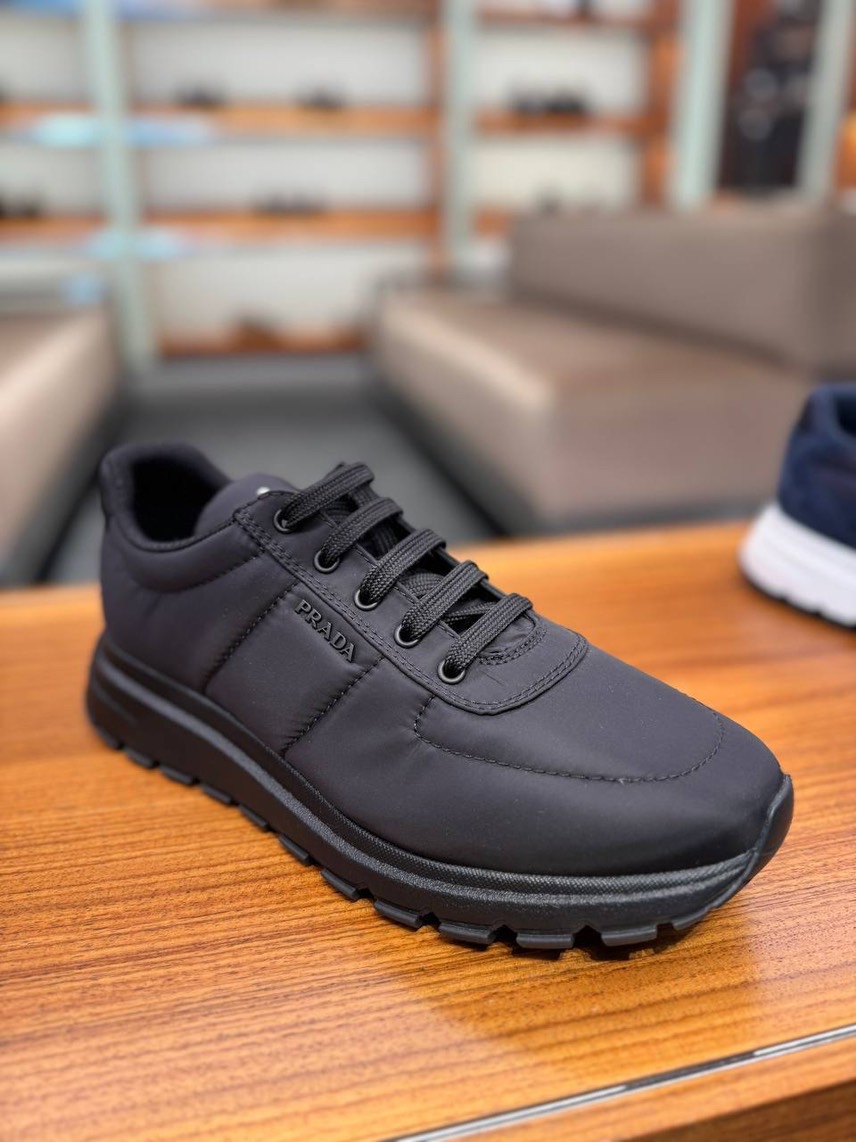 PRADA Sneakers side view - Men's luxury Shoes