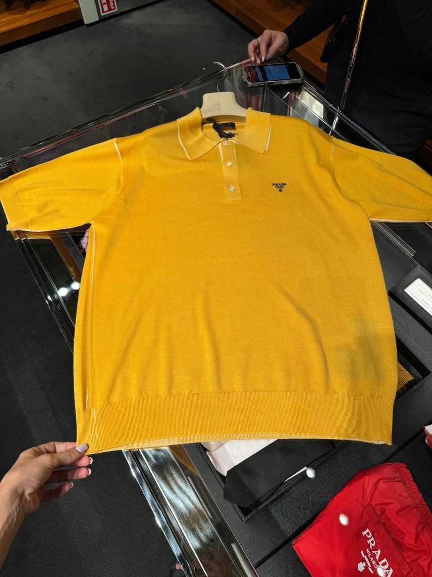 PRADA T-shirt and Polo front view - Men's luxury Clothes