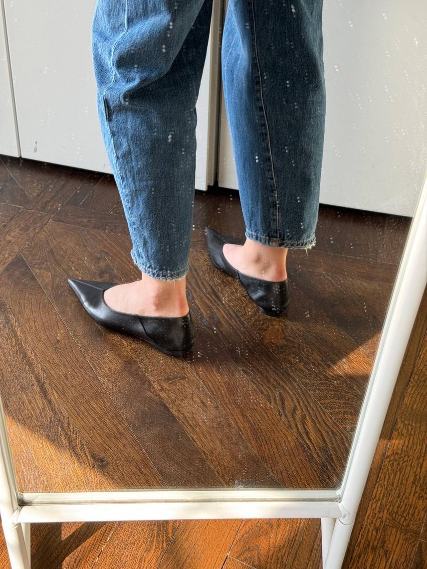 YVES SAINT LAURENT Ballerinas side view - Women's luxury Shoes