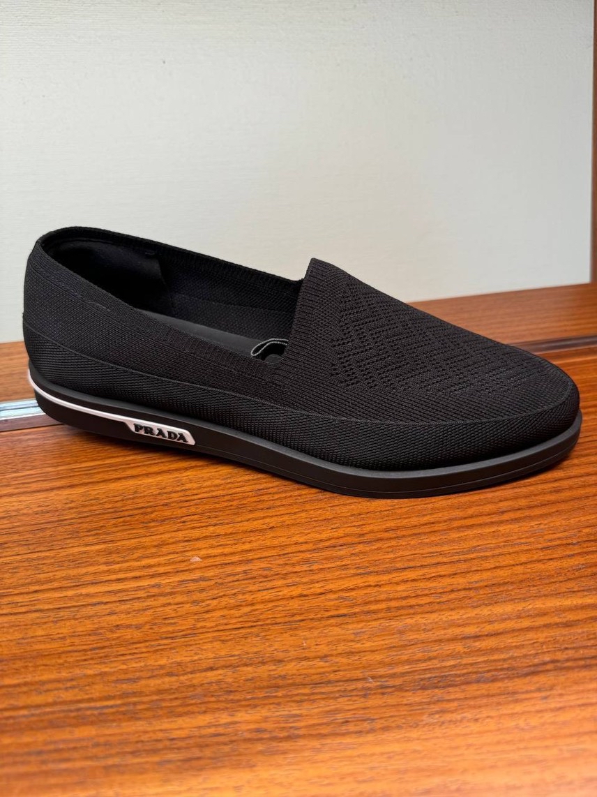 PRADA Moccasins side view - Men's luxury Shoes