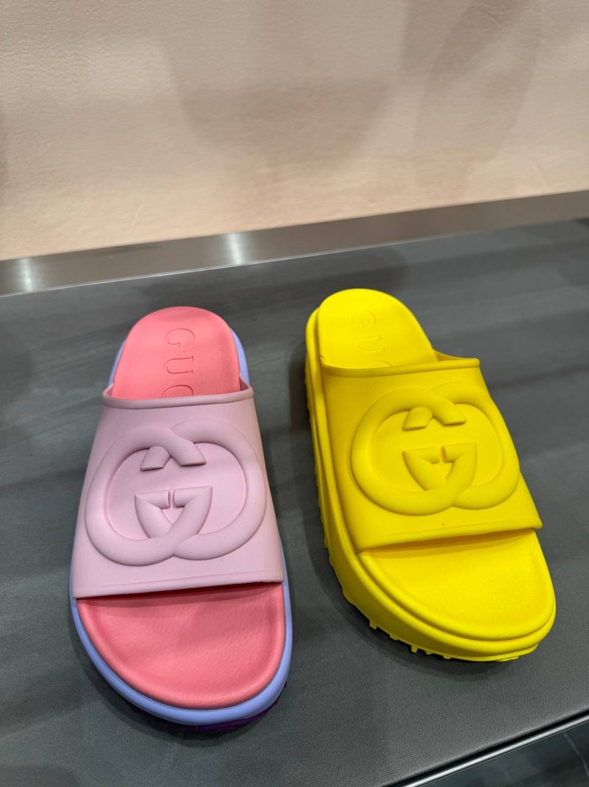 GUCCI Slides side view - Women's luxury Shoes