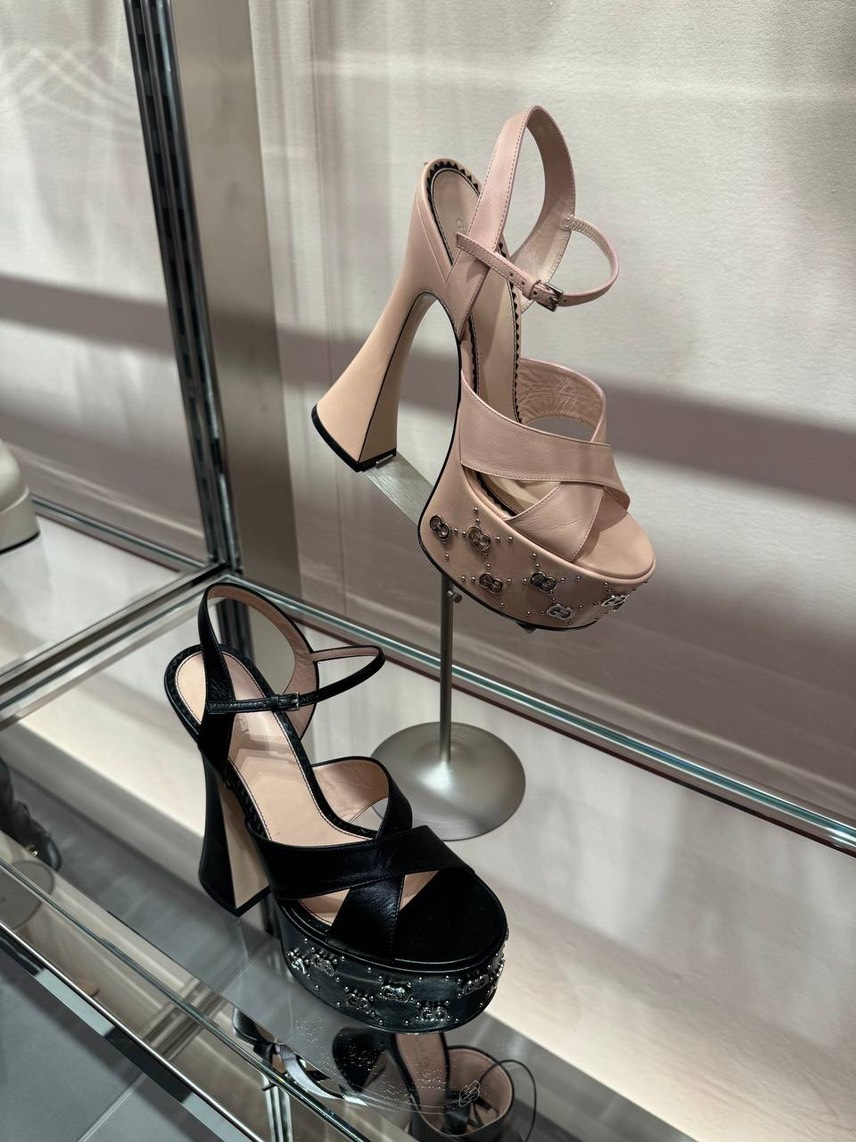 GUCCI Sandals side view - Women's luxury Shoes