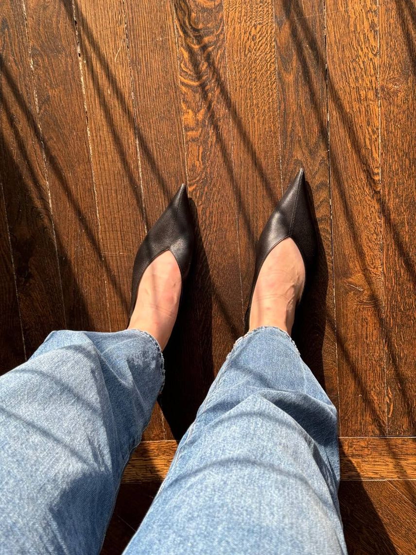 YVES SAINT LAURENT Ballerinas side view - Women's luxury Shoes