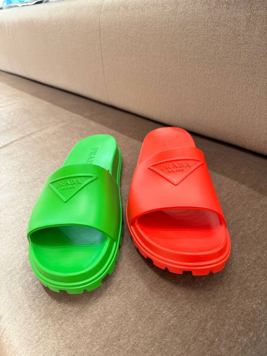 PRADA Slides side view - Men's luxury Shoes