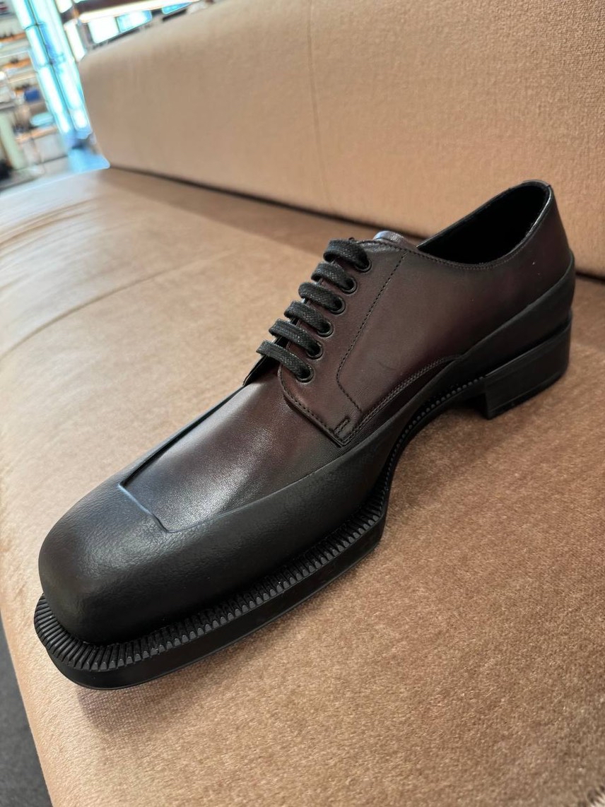 PRADA Lace-up shoes side view - Men's luxury Shoes