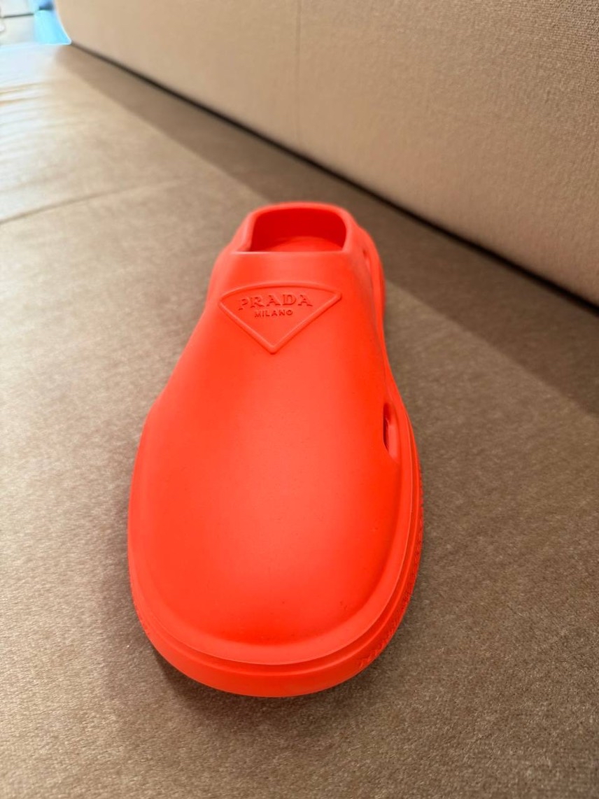 PRADA Slides side view - Men's luxury Shoes