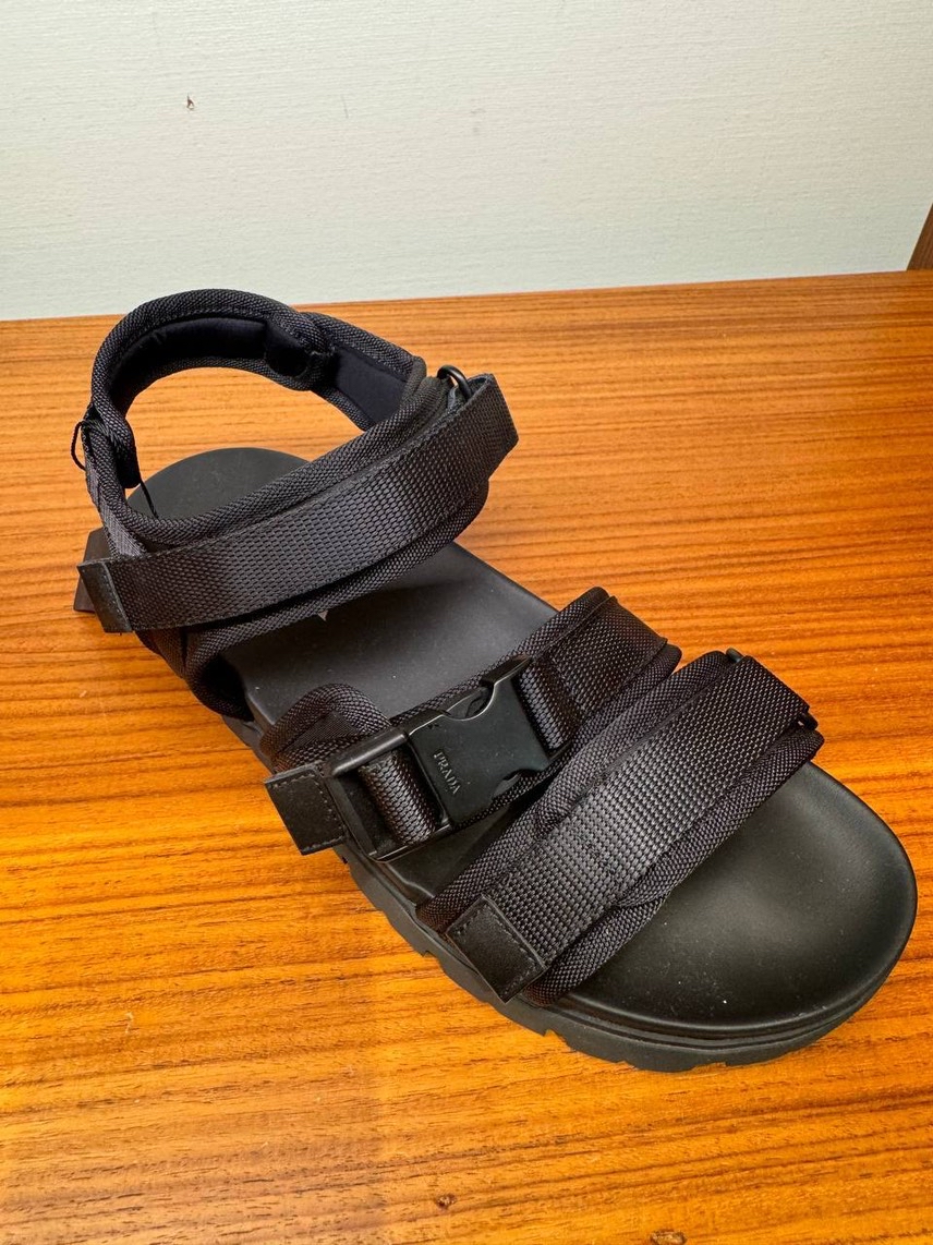 PRADA Sandals front view - Men's luxury Shoes