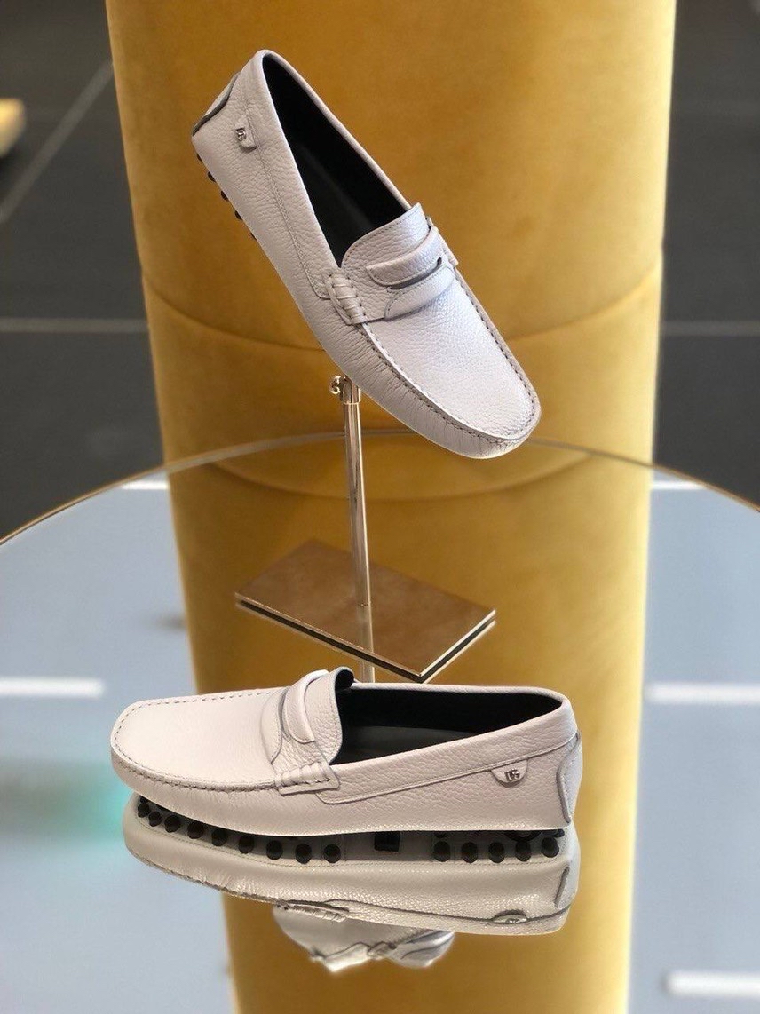 DOLCE & GABBANA Moccasins front view - Men's luxury Shoes