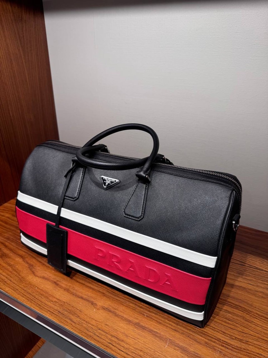 PRADA Travel bags front view - Men's luxury Bags