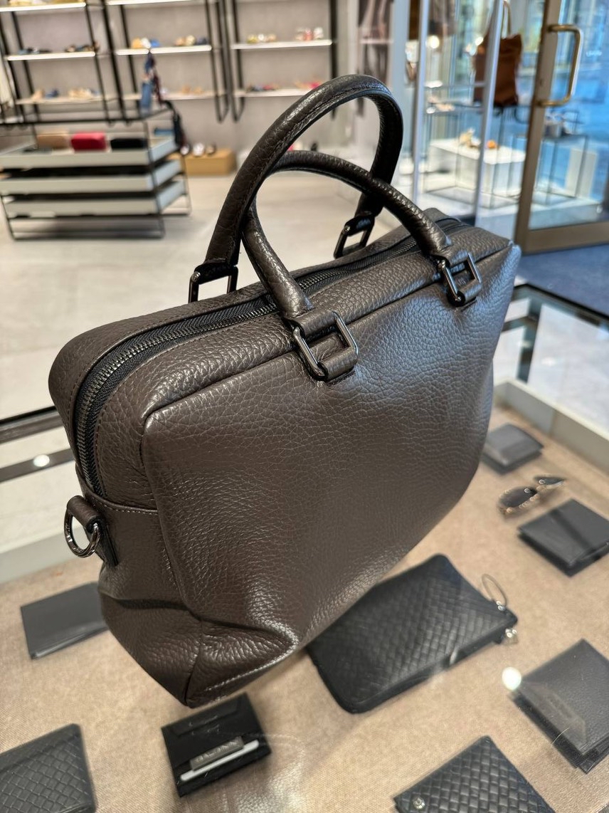 BALDININI Laptop bags and briefcases side view - Men's luxury Bags