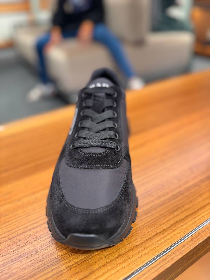 PRADA Sneakers side view - Men's luxury Shoes