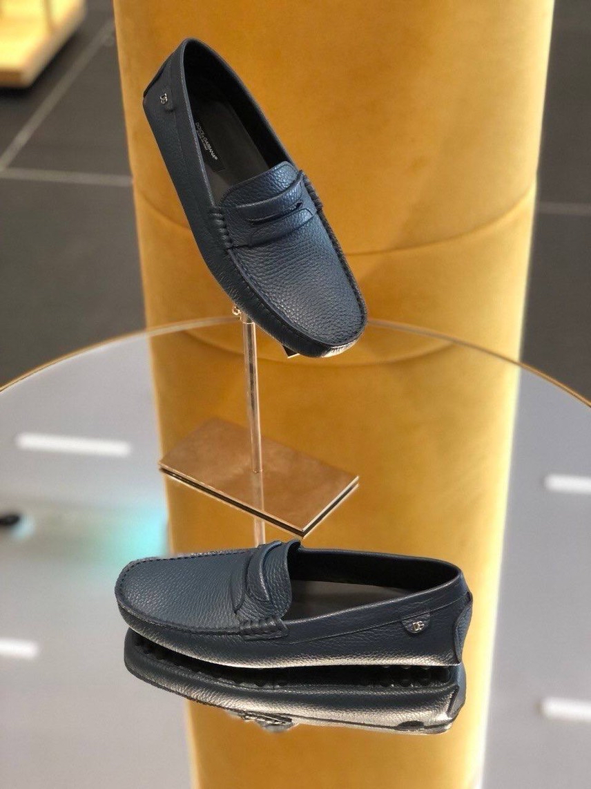 DOLCE & GABBANA Moccasins front view - Men's luxury Shoes