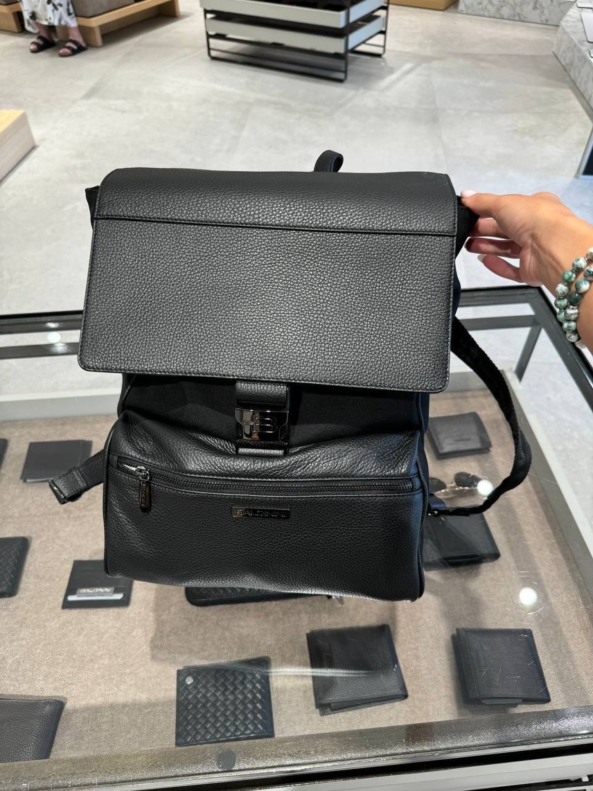 BALDININI Backpack front view - Men's luxury Bags