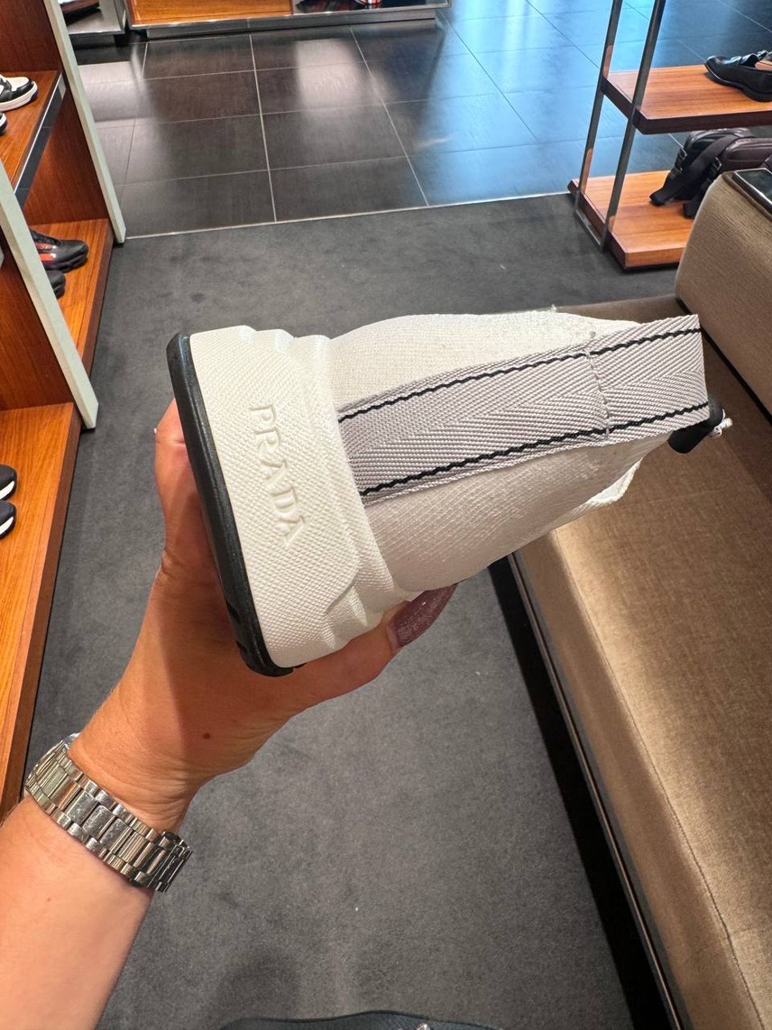 PRADA Sneakers side view - Men's luxury Shoes