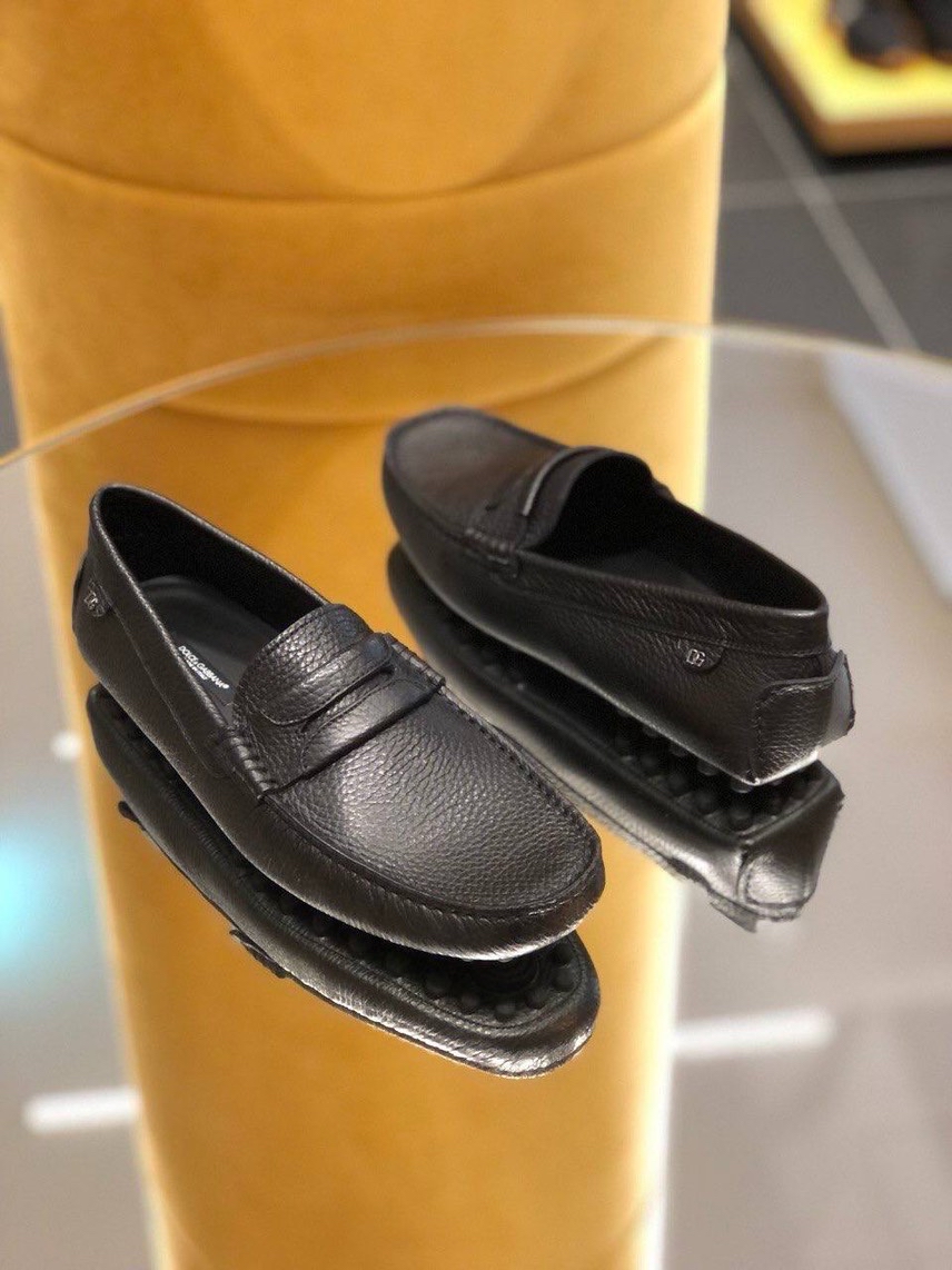 DOLCE & GABBANA Moccasins front view - Men's luxury Shoes