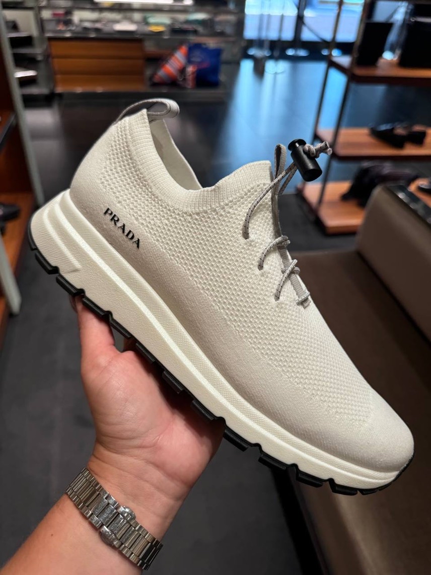 PRADA Sneakers front view - Men's luxury Shoes